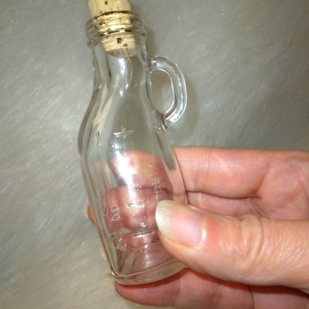 Vintage New Esidrix - K Ciba Urinal Clear Glass Bottle Salesmen Sample